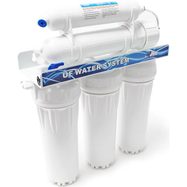 Naturewater NW-UDF5 5 stufiger Wasserfilter, Ultrafilter Anlage, Trinkwasserfilter mit Sedimentfilter und Aktivkohle, 2000 l/Tag