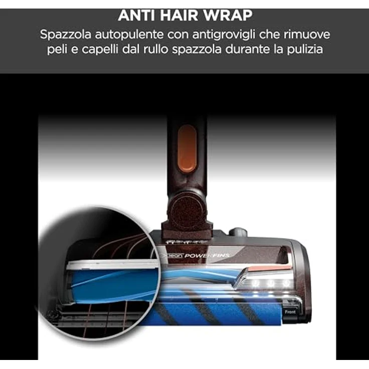 Shark IZ300EUT Handstaubsauger, 60 min Akkubetrieb, Akkuwechsel-Option, Anti Hair Wrap, schwarz-rubin – Bild 4