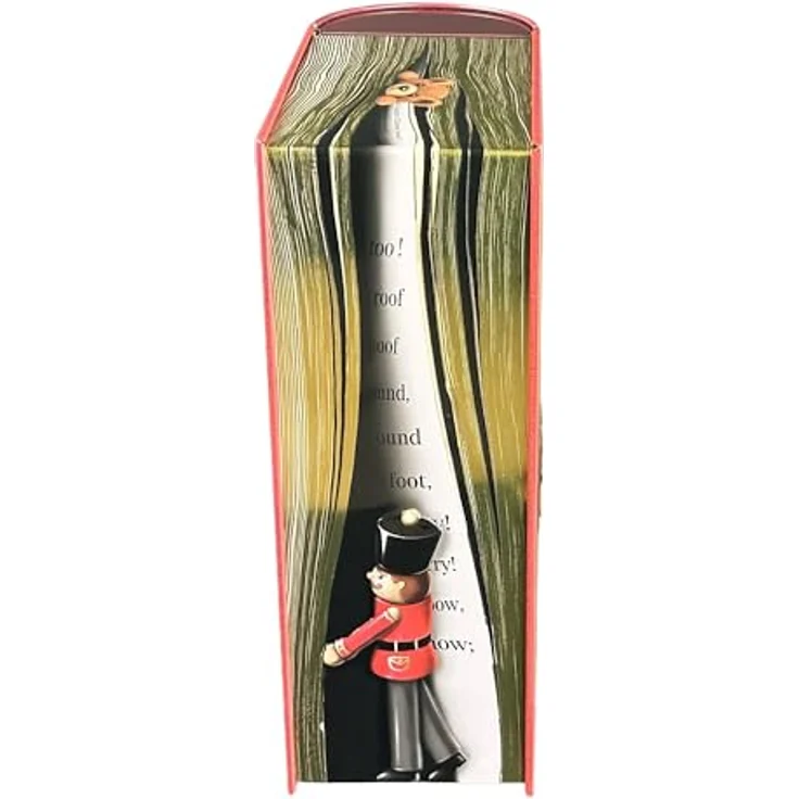 MediMuc Große Buchdose Santa´s List - aufwändig geprägt und bedruckt. Der Weihnachtsmann bereitet sich vor - Vol. 3,0l - Maße: (L x B x H): 24,5 x 21,3 x 9,0cm – Bild 5
