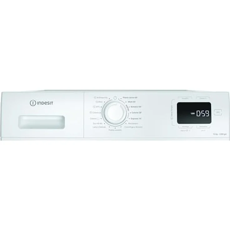 Indesit IM 1072 My Time IT – Waschmaschine 10 kg, Frontlader, 1200 U/min, Dampf und AquaFlex, schmutzabweisend, 84,5 x 60 x 58 cm – Bild 3