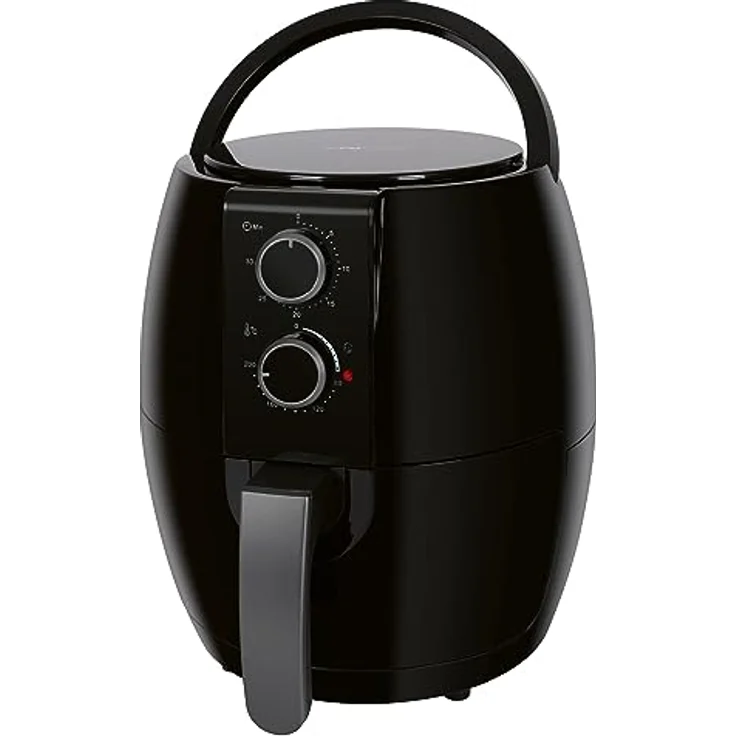 Clatronic® Heißluftfritteuse für Öl- und fettfreie Zubereitung | Airfryer 3,6L | Heissluftfriteuse mit stufenlos regelbarem Thermostat (80°C - 200°C) und Timer | ideal für Fitness | 1350W | FR 3780 H – Bild 2