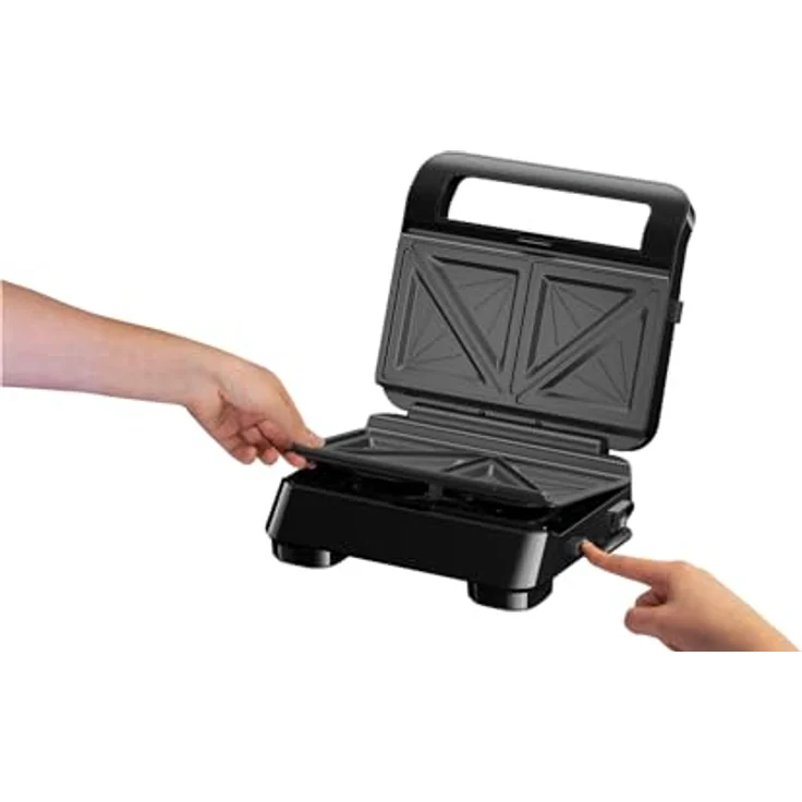 Braun Sandwichmaker Braun SM5000BK Sandwich Maker und Grill. Multifunktionaler Kontaktgrill und Waffeleisen in elegantem Schwarz – Bild 2