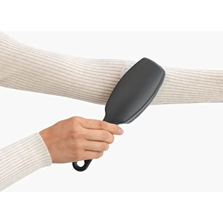 Brabantia - Textilbürste - Fusselentferner für Kleidung - Entfernt Fussel, Staub & Tierhaare - Doppelte Velourspads - Ergonomischer Griff - Polsterstoffreiniger - Dark Grey - 24,5 x 3,5 x 6,5 cm – Bild 3