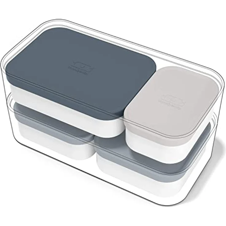 Monbento Lunchbox-Set 4-tlg. ORIGINAL, Lunchbox, Grau – Bild 2