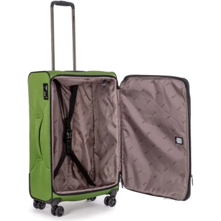 STRATIC Reisetrolley Bendigo Light M 72cm, grün – Bild 5