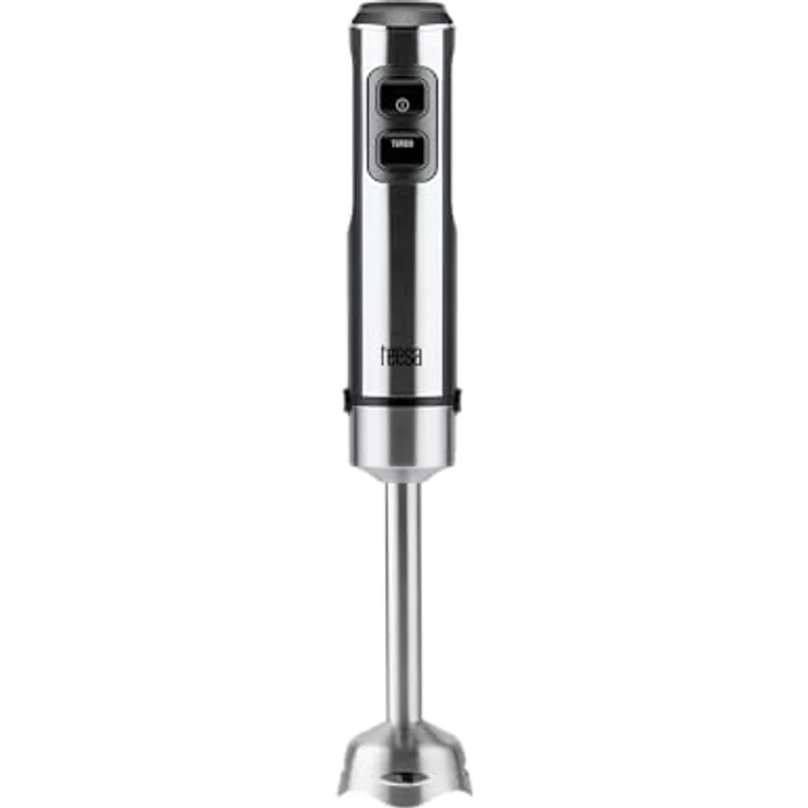 Teesa TSA3512, 1200 W Stabmixer mit verstellbarem Turbomodus und Edelstahlklingen, stufenlose Drehzahlregelung 9.000 – 15.200 U/min, spülmaschinenfeste Teile, Überlastungsschutz – Bild 1