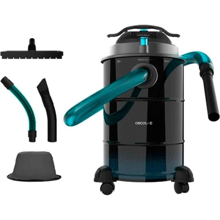 Cecotec Conga Ash 6000 EasyGo Home XL, Aschesauger mit 30 Litern Fassungsvermögen, 1500 AW Saugenergie und waschbarem Filter – Bild 1