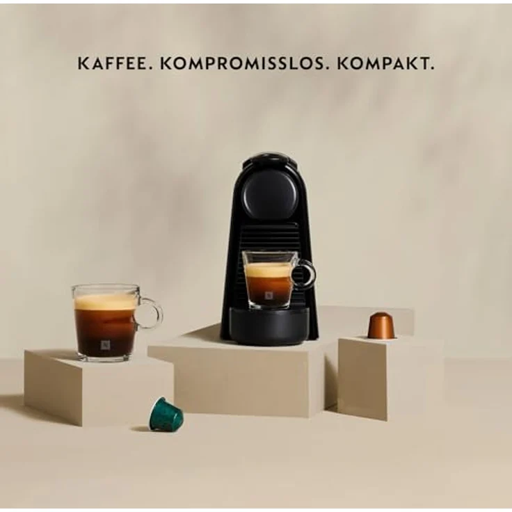 De'Longhi Nespresso Essenza Mini EN85.B, kompakte Kapselmaschine mit 19-Bar-Druckpumpe und Thermoblock-Heizung, schwarz – Bild 7