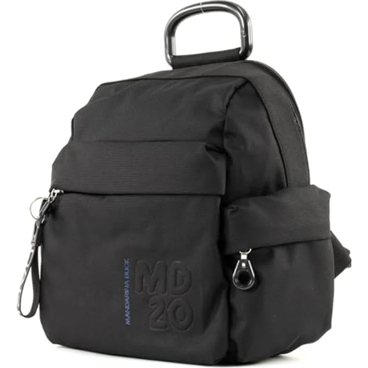 Mandarina Duck City Rucksack, 27 cm, schwarz, 100% Polyester, 27 x 13 x 23 cm – Bild 2