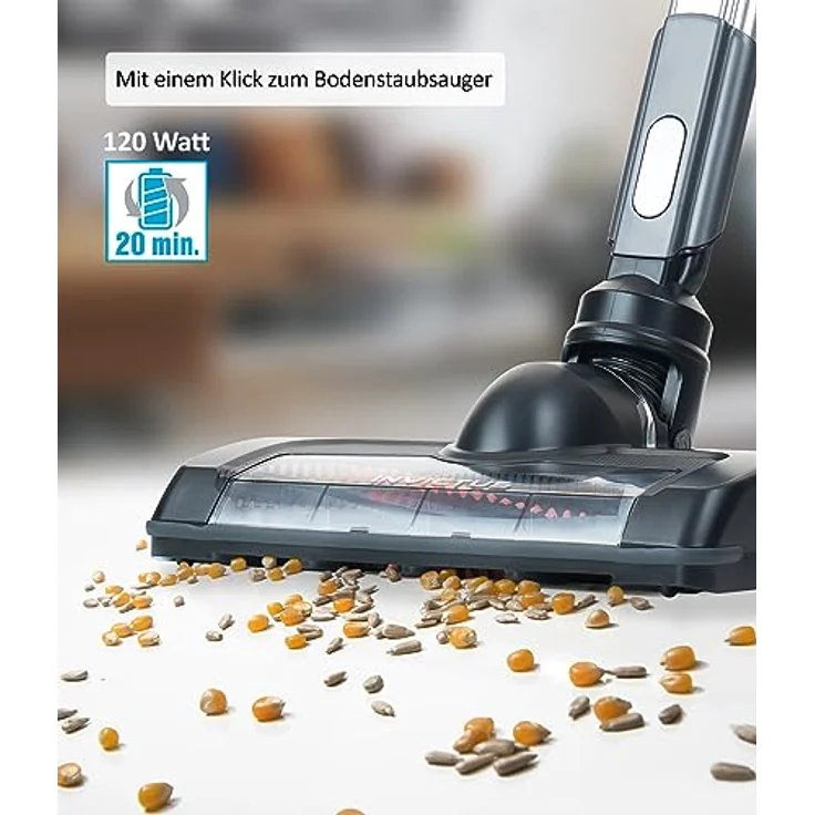 Genius Invictus ONE 3.0e Handstaubsauger 22 TLG. kabellos, beutellos, Akkustaubsauger. Ultra leicht, für Haus und Auto, leise, aufladbar, Bodenstaubsauger – Bild 4