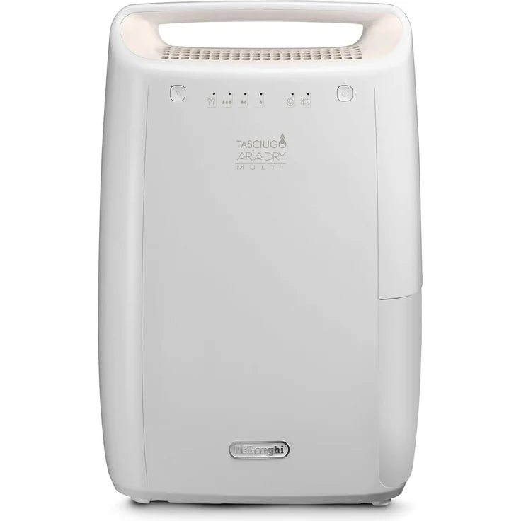 De'Longhi Tasciugo AriaDry DEX210SF, Luftentfeuchter mit 10 l/24h Entfeuchtungsleistung für Räume bis 45 m³, Weiss