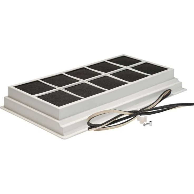 vhbw Aktivkohlefilter kompatibel mit Superser BCA13101, A0366B, A0365B, 5BV161X, BCA23101, BCA16101, Dunstabzugshaube, dunkelgrau, 49,5 x 29,5 x 6,2 cm