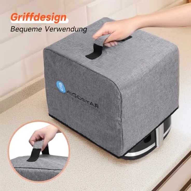 Aigostar - XXL-Luftfritteuse mit Staubschutz, 7 l Air Fryer, 1900 W, Warmhaltefunktion und LED-Touch-Panel – Bild 3