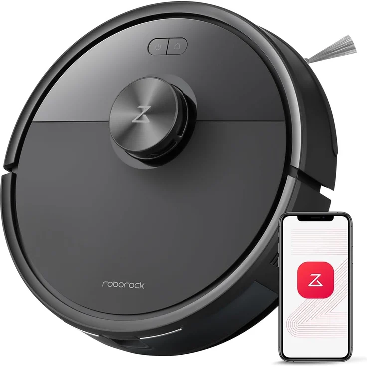 Roborock Saugroboter Q7 M5, 10000Pa Saugkraft, 180 Min Laufzeit, Wischfunktion, LiDAR Navigation, Dual Anti-Tangle-System, APP Steuerung для Teppich und Tierhaare