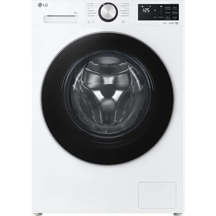 LG F4WX7092W Waschmaschine 9kg mit AquaLock, Steam Funktion und ThinQ TurboWash in Weiß – Bild 1