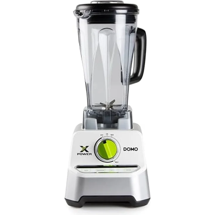 DOMO DO747BL Xpower Standmixer, 1500 W, 2 L Tritan-Behälter, Weiß, 4 Programme, leises Mixen – Bild 5