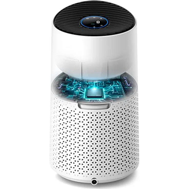 Philips Domestic Appliances Luftreiniger Smart 1000i Serie - Reinigt Räume zu 78 m² - Entfernt 99,97% der Pollen, Allergien, Staub und Rauch - Wi-Fi-Konnektivität - Ultraleise und niedriger Energieverbrauch - AC1715/30, AC1715/10, Weiß – Bild 2