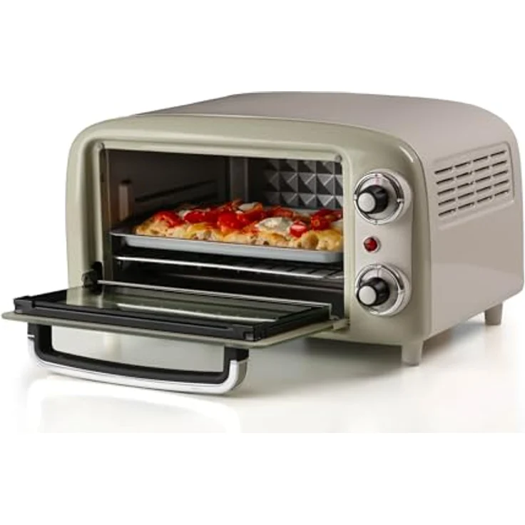 Ariete Minibackofen Ariete Mini-Backofen Vintage Beige, 800 Watt, 10 Liter – Bild 4