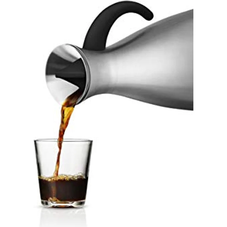 Eva Solo Isolierkanne, Kaffeekanne, Thermokanne, Teekanne, Kanne, Edelstahl, 1 L, 502932 – Bild 3
