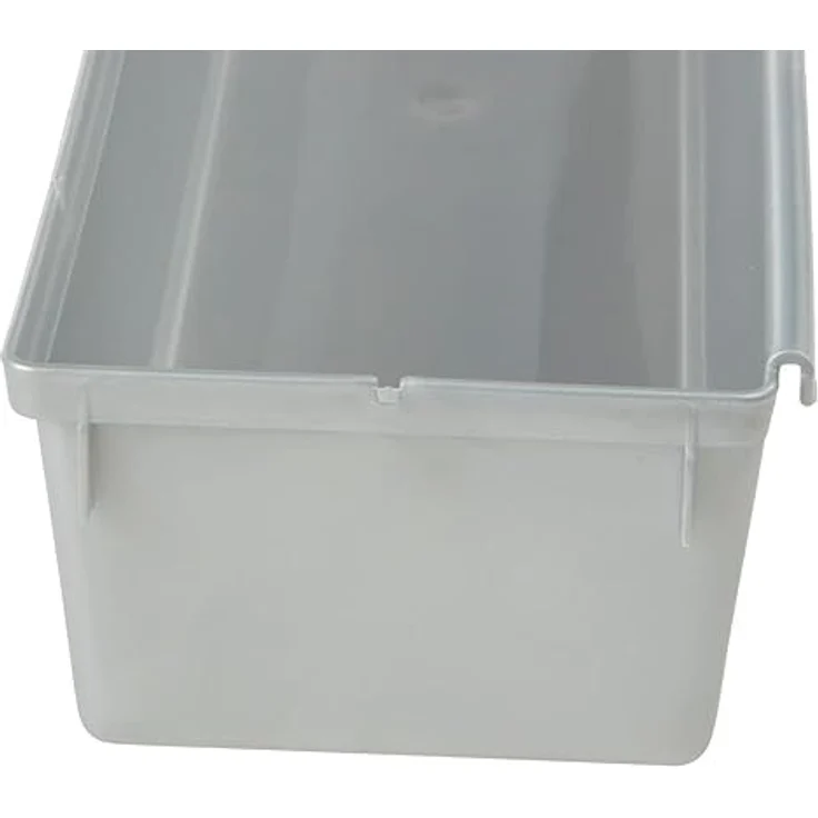 ok Schubladeneinsatz, (B)80 x (T)300 x (H)50 mm, PP, silber – Bild 7