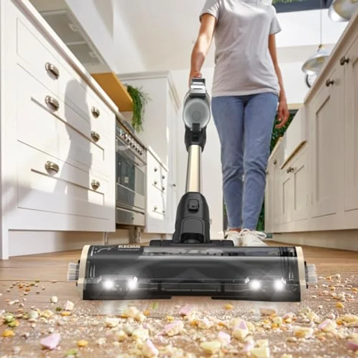 Black + Decker Akku-Hand- und Stielstaubsauger, kabelloser Staubsauger mit leichtem Design, leistungsstarkem Lithium-Akku und vielseitigen Einsatzmöglichkeiten – Bild 3