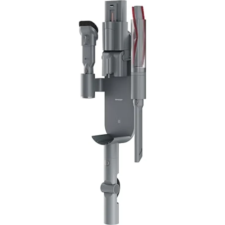 SHARP VC-SV18MMAEU-S Akku Staubsauger, Dual Power Max, kabellos mit 90 Minuten Betriebszeit, 2 austauschbare Akkus, HEPA13-Filter, ideal für Tierhaare, Silber – Bild 4