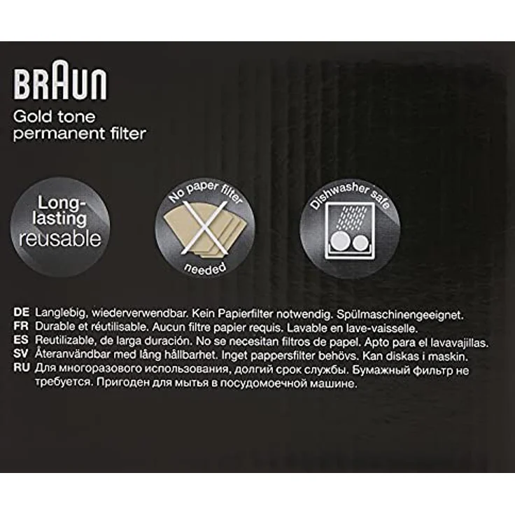 Braun Goldton-Permanentfilter BRSC002 – Bild 6