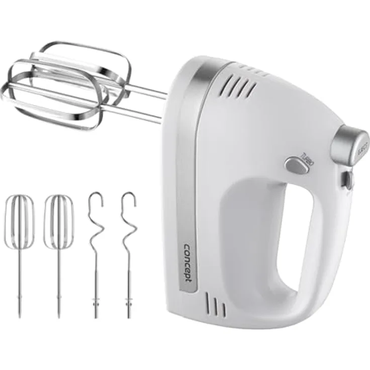 Concept Handmixer SR3390, 500W leistungsstarker Handmixer mit ergonomischem Design