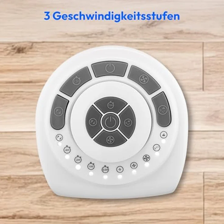 MEDION E11 TF Turmventilator MD12067, mit Fernbedienung, 3 Geschwindigkeitsstufen, leiser Schlafmodus, 45 Watt Leistung, 60° horizontale Oszillation, Timer, weiß – Bild 3