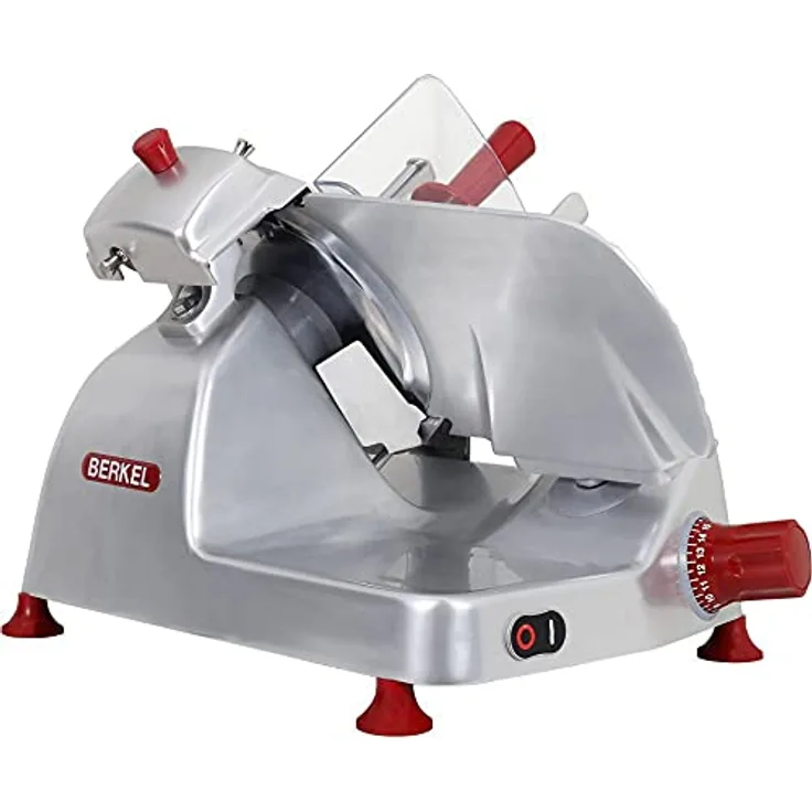 Berkel PRO LINE XS25, Aufschnittmaschine mit 250 mm Klingendurchmesser, Silber, abnehmbarer Schleifeinrichtung und ergonomischem Schnittsystem