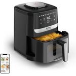 TEFAL Easy Fry Silence Vision XL, Fettlose Friteuse mit 5L Fassungsvermögen, ultra-leiser Betrieb und abnehmbaren Griff
