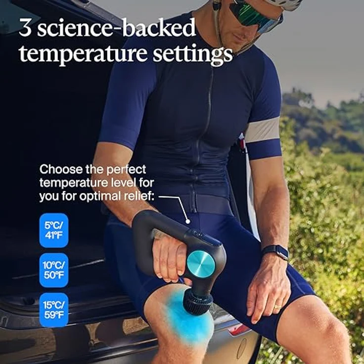 Therabody Theragun PRO Plus Kälteaufsatz zur Reduzierung von Entzündungen, Linderung von Schmerzen und Schwellungen, drei Temperaturstufen – Bild 3