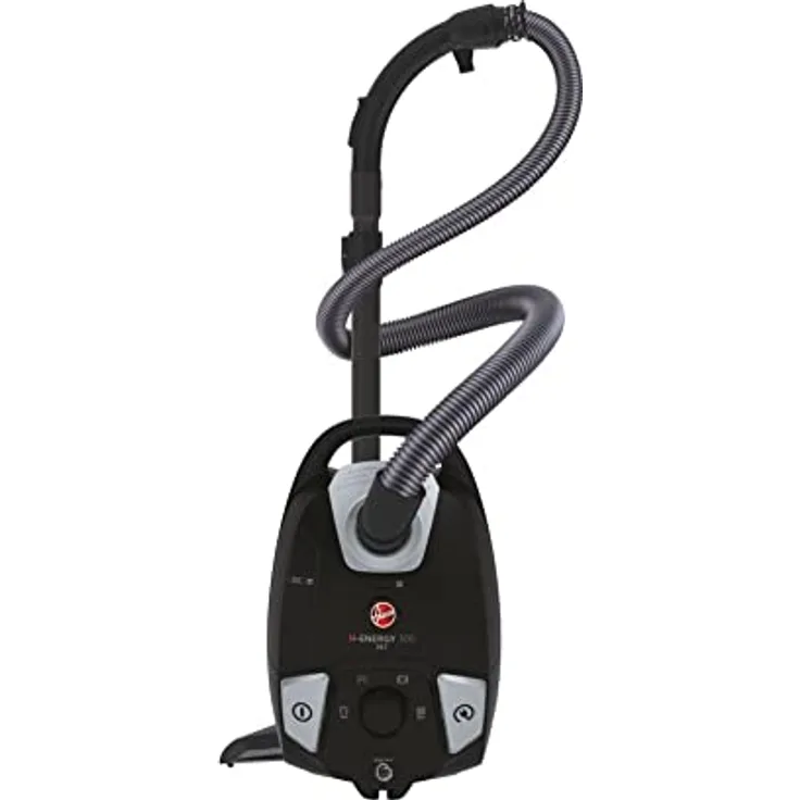 Hoover H-ENERGY HE320PET Bodenstaubsauger mit 3,5 L Beutel - leiser Staubsauger mit automatischem Beutelentsorgungssystem - PET Edition mit Tierdüse, blau