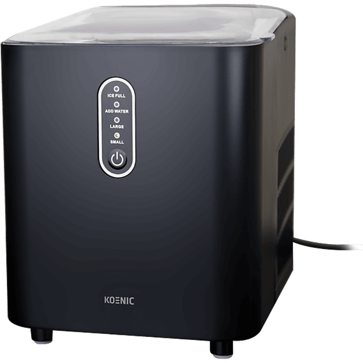 KOENIC KIC 8124 B Eiswürfelbereiter (120 Watt, Schwarz)
