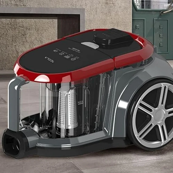 Tesla Bgl400br Beutelloser Staubsauger Durchsichtig One Size / EU Plug mit leiser Zyklontechnologie – Bild 3