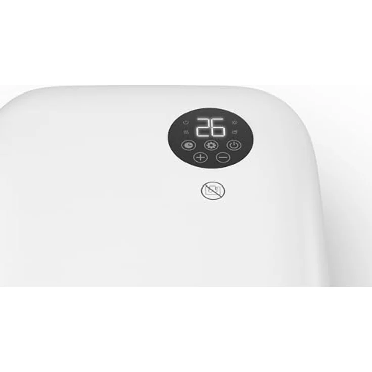 Olimpia Splendid Caldo Duo, 2000 W Elektrischer Raumheizlüfter mit Touchscreen, Wand- und Tischmontage, Energieeinsparung und Sicherheitssystem, Weiß – Bild 4