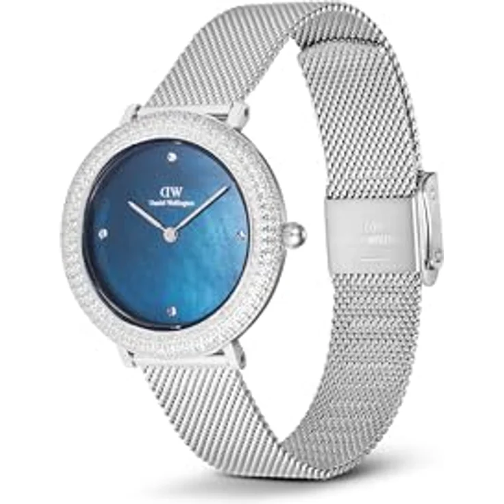 Daniel Wellington Crystalline Uhr Damen, 32mm, Silber, Japanisches Quarzwerk – Bild 3