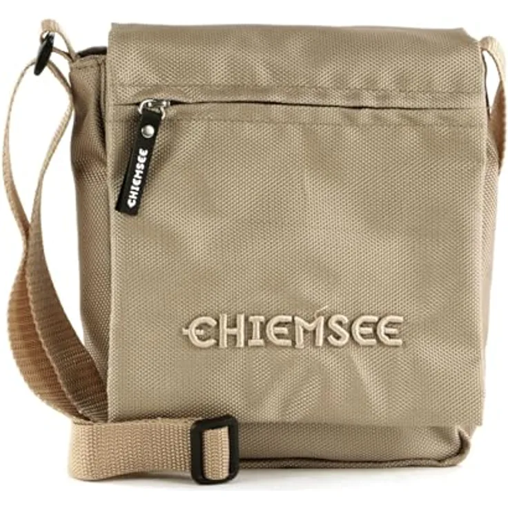 Chiemsee Umhängetasche, leichte Cross Body Bag mit verstellbarem Schultergurt und funktionaler Innenaufteilung, schwarz