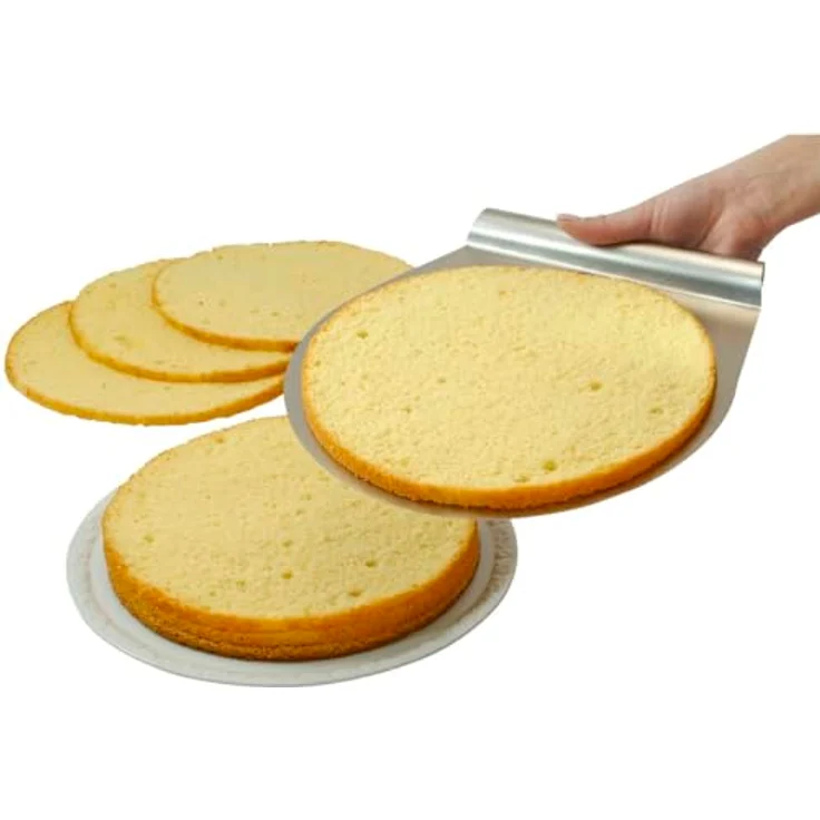 Zenker Tortenboden-Schneidhilfe Patisserie für Ø 26 und Ø 28 cm, Kuchen-Schneidhilfe für gleichmäßge Tortenböden, stabiler Edelstahlring (Farbe: Silber) - spülmaschinengeeignet, Menge: 1 Stück – Bild 10