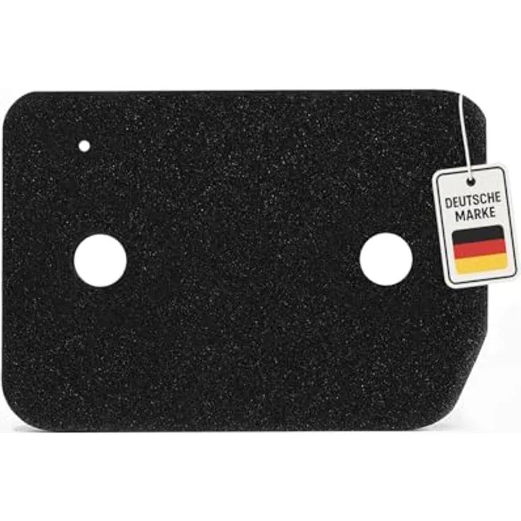 Roxlin Filtermatte für Miele T1 9164761, Doppellagiger Schwammfilter für Wärmepumpentrockner, 207 x 157 x 30 mm, waschbar und wiederverwendbar, Made in Germany