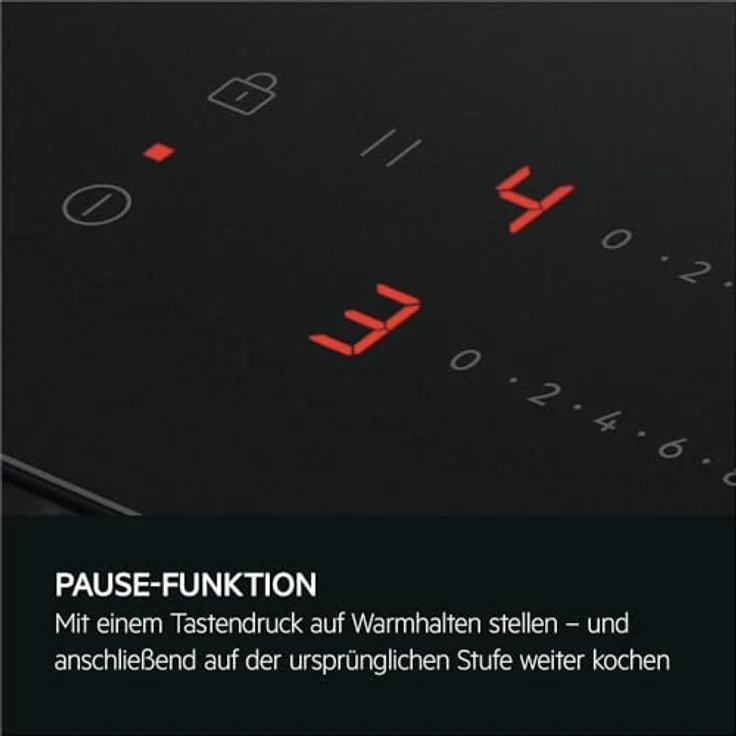 AEG Induktions-Kochfeld Serie 5000 TO64ICOFIT, Kratzresistente SaphirMatt SE-Oberfläche, 4 Kochzonen, Made in Germany, Bräterzone – Bild 10