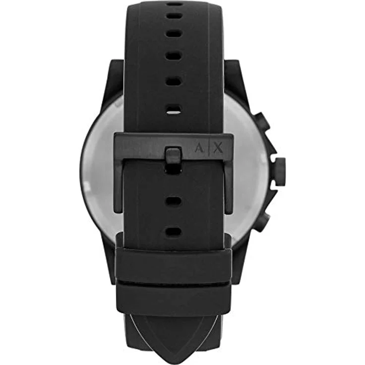 Armani Exchange Herren Armbanduhr, Quarz-Chronograph mit 44mm Gehäuse, Silikonarmband, wasserdicht 3 ATM – Bild 2