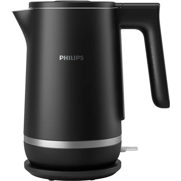 Philips HD9395/90 electric kettle, Wasserkocher, Schwarz - Doppelwandig, Edelstahl Topfeinsatz, Tassenanzeige – Bild 2