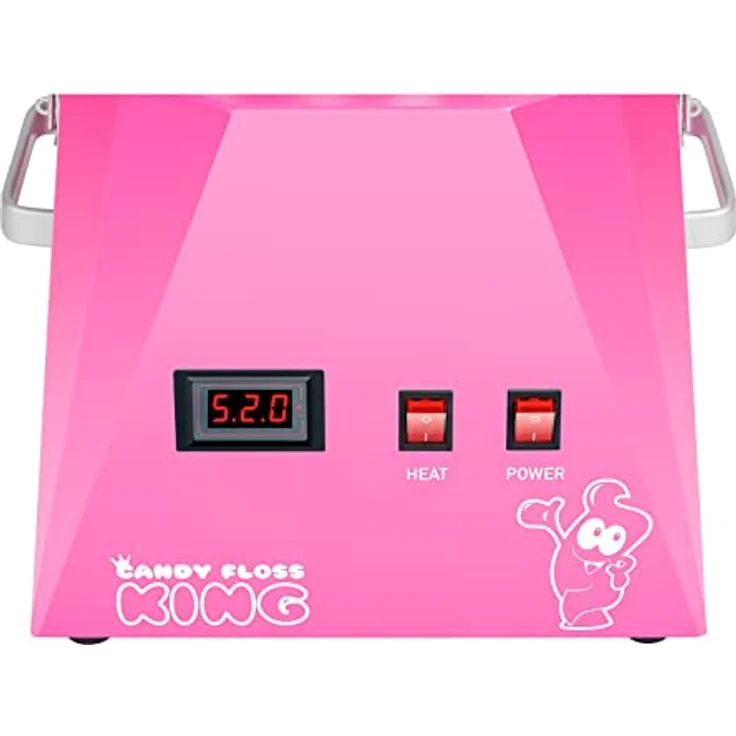 Royal Catering RCZK-1030-W-R Zuckerwattemaschine Profi Zuckerwatte Automat (1030 W, 1 Portion / 30 s, Ø 52 cm) Rosa – Bild 4