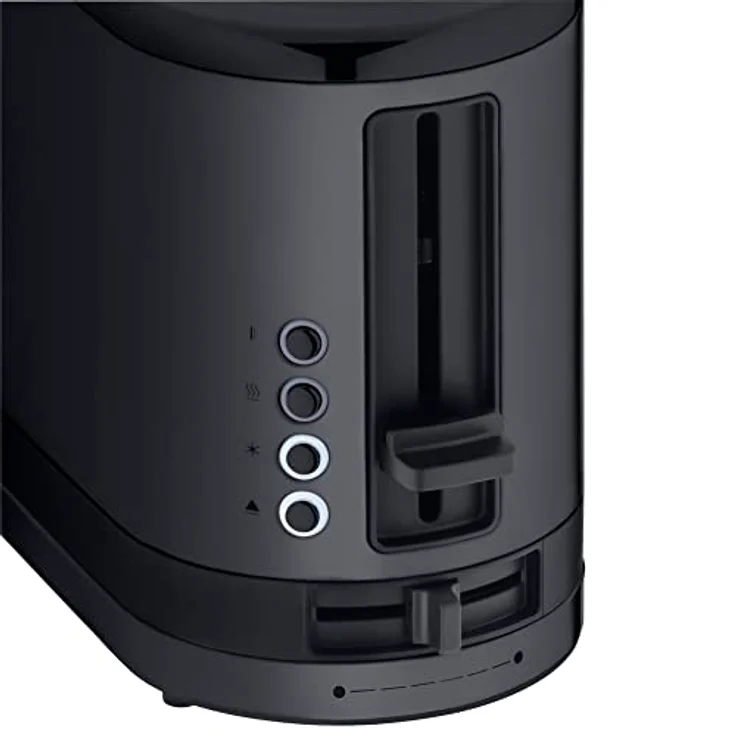 WMF Küchenminis Langschlitztoaster 2 Scheiben mit Brötchenaufsatz, Toaster schmal, XXL, Bagel-Funktion, 7 Bräunungsstufen, 900W, Toaster edelstahl matt, schwarz – Bild 4
