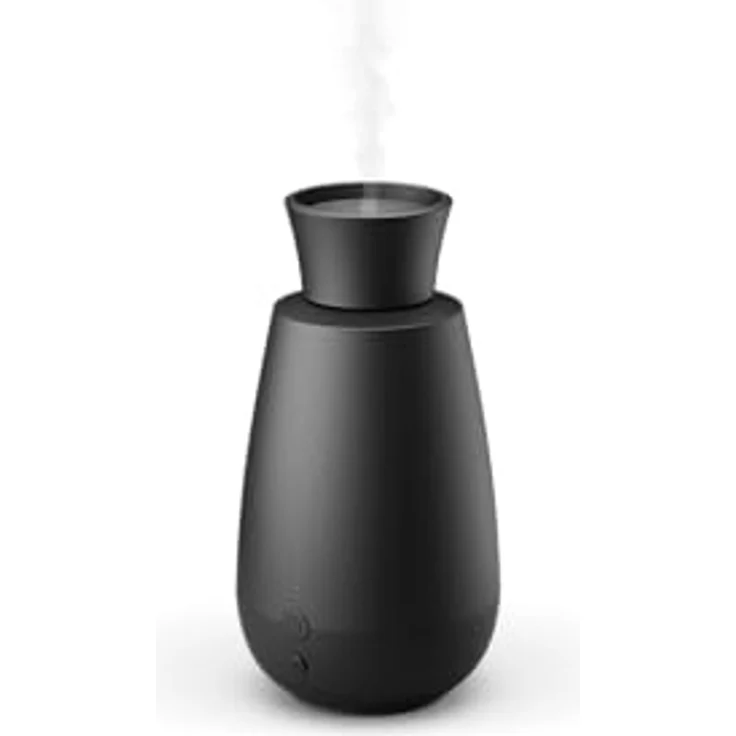 Stadler Form Aroma Diffuser Ella, intelligentes Duft-Spray-System für ätherische Öle, kabellos, mit Licht-Sensor, schwarz – Bild 1