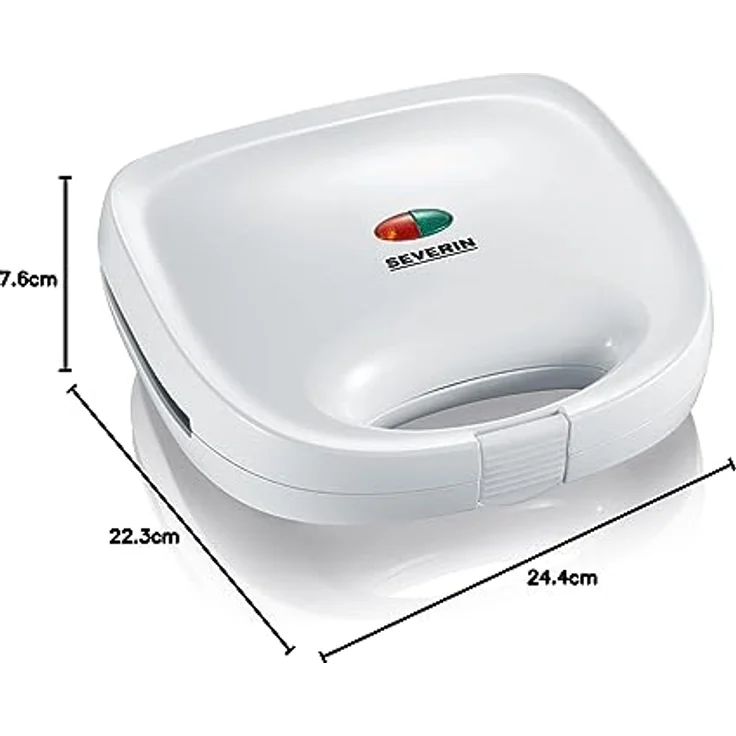 SEVERIN Sandwich-Toaster, Sandwichplatte, 600 W, SA 2971, Weiß – Bild 9