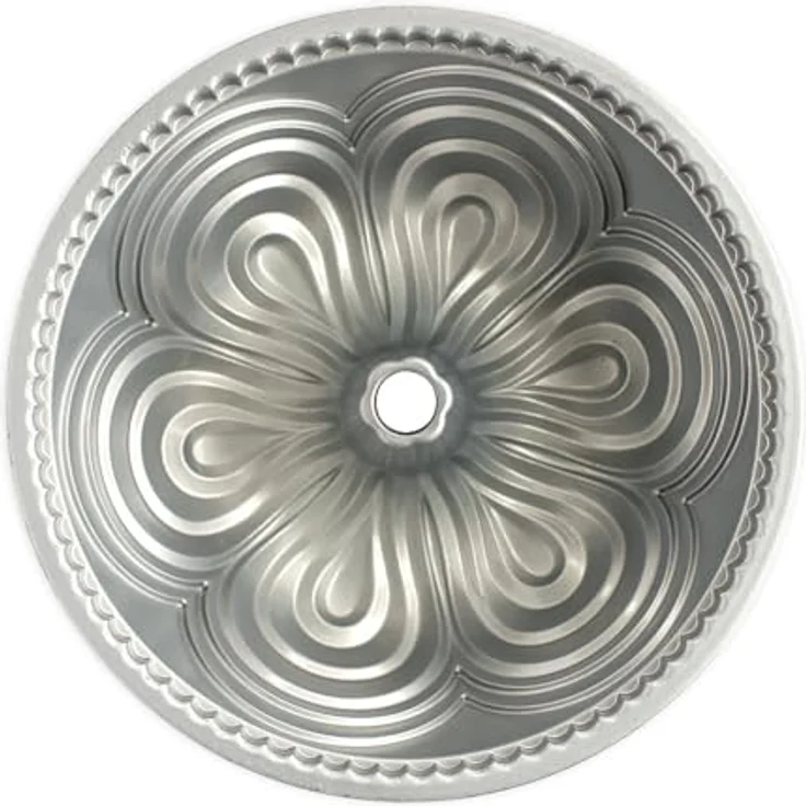 NordicWare Hochwertige Gugelhupfform, Aluminium, Gold, 24,9 x 24,9 x 9,7 cm – Bild 3