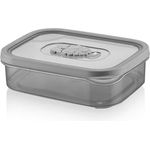 Michelino Vorratsdose, stapelbarer Lebensmittelbehälter aus Kunststoff, spülmaschinenfest, mikrowellen- und gefrierschrankgeeignet