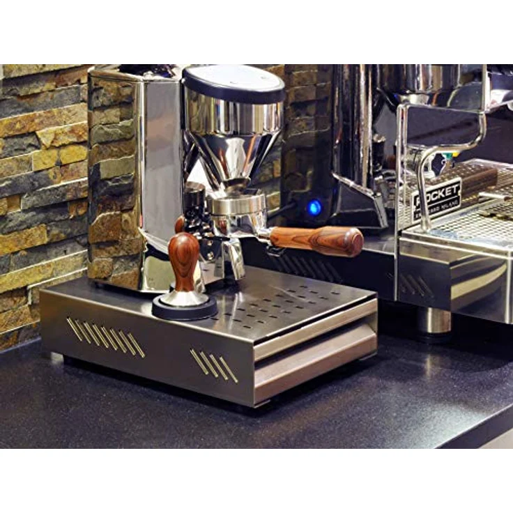 scarlet espresso | Sudschublade »Professionale« aus Edelstahl, 250 x 350 x 80 mm, für Kaffeesatz und Siebträger, leise und hygienisch – Bild 3